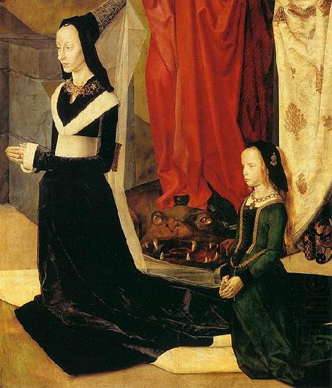 Hugo van der Goes Sts Margaret and Mary Magdalene with Maria Portinari china oil painting image